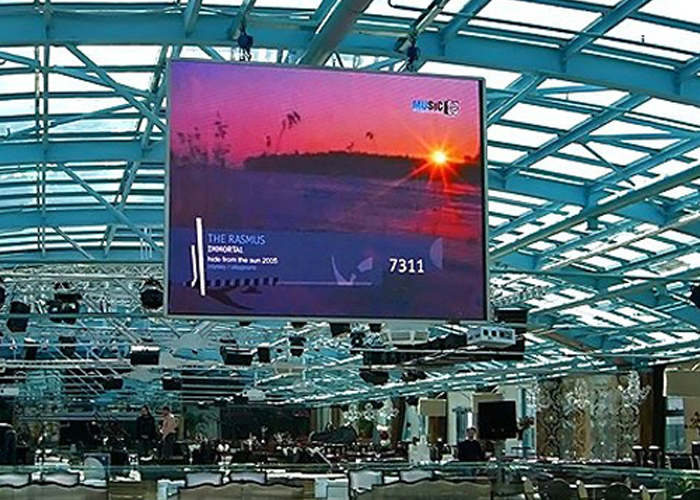 indoor hanging rental led display screen p3.91