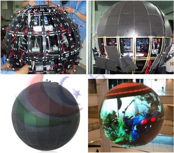 video sphere led ball sign